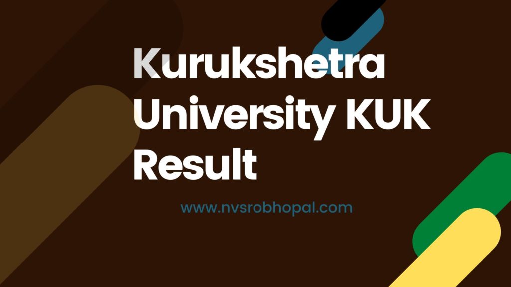 Kurukshetra University KUK Result