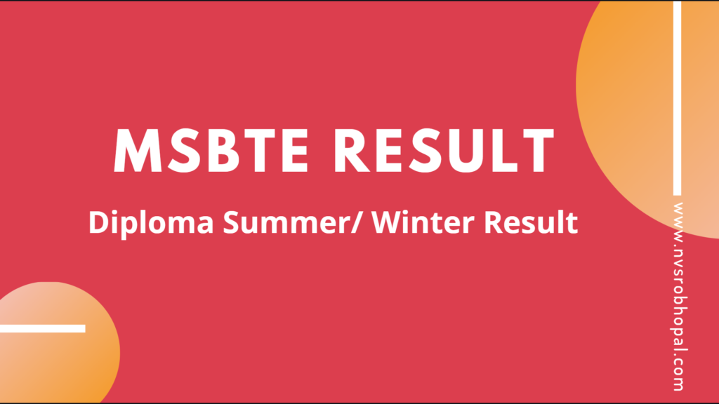 Check Maharashtra Diploma Summer/Winter Result