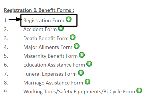 Odisha Labour Registration Form