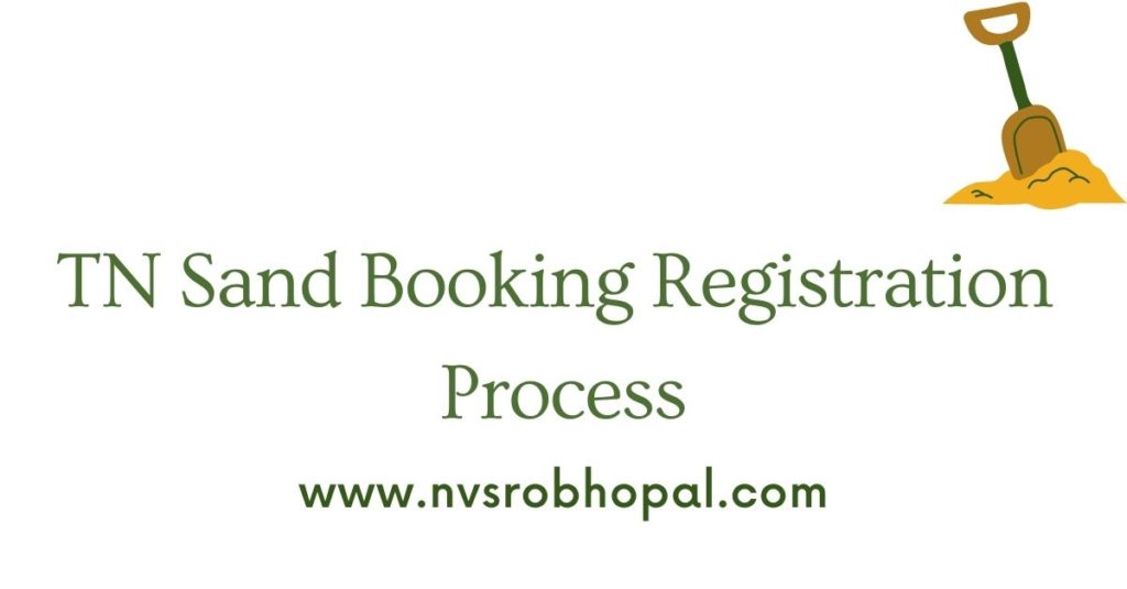 TN Sand Booking Registration Process