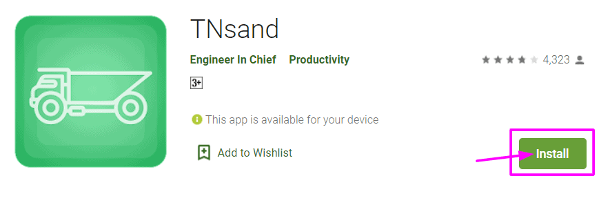 TN Sand Play Store App
